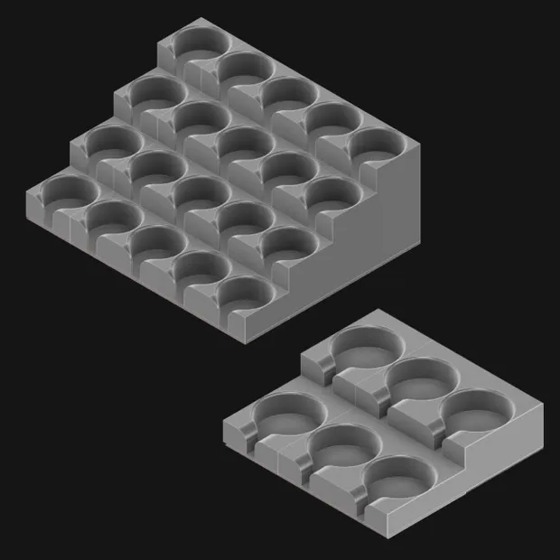 Parametric Bottle Rack in Fusion 360