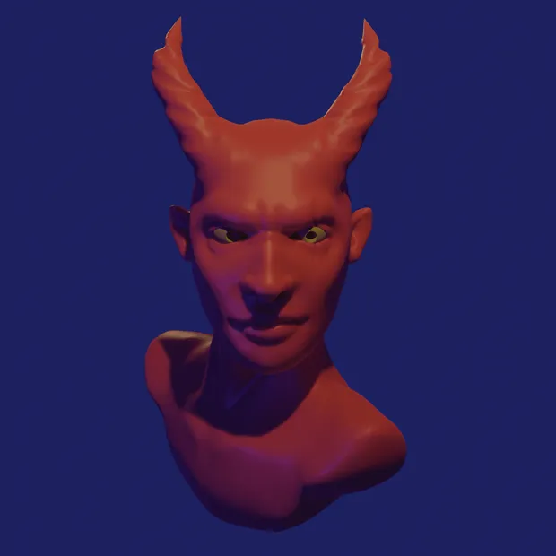 Devil 3D sculpt