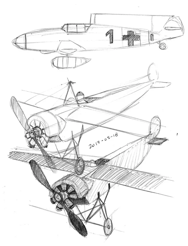 Perspective Study: Geometric Planes