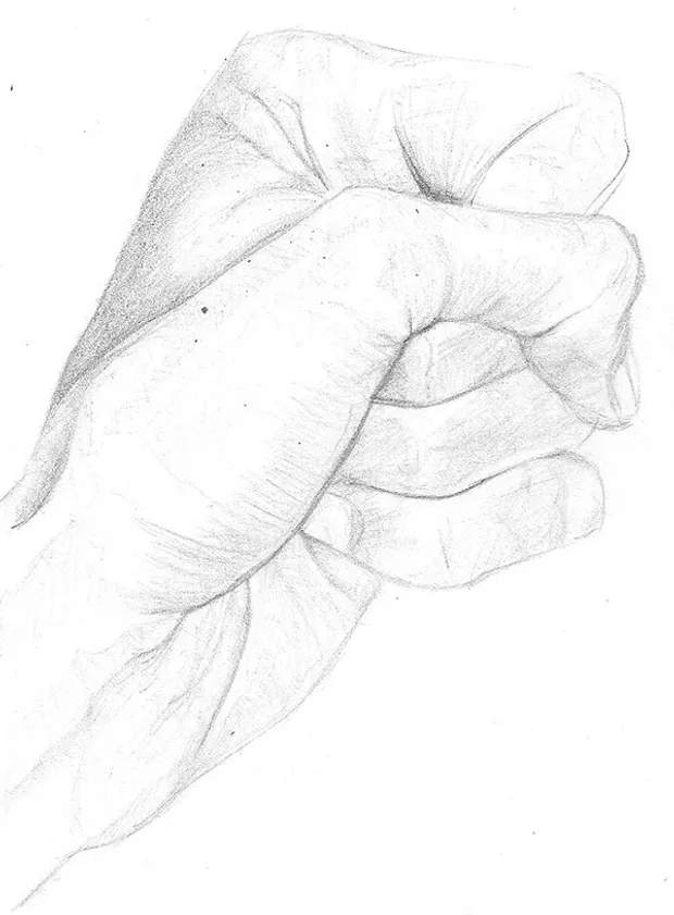 Study of my own hand