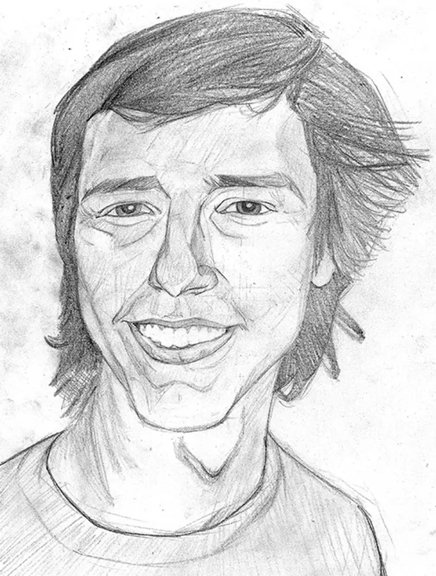 Portrait Practice Studies in Pencil