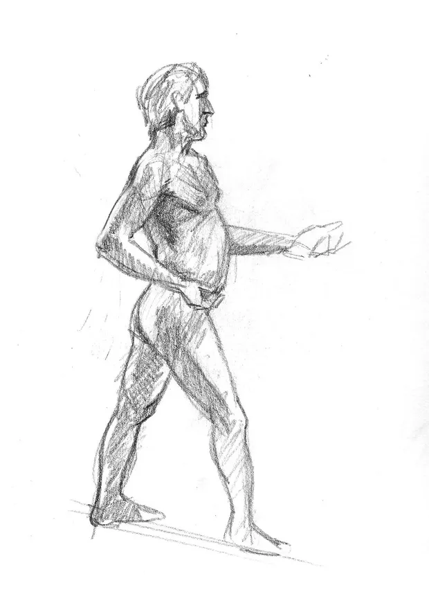 Live Figure Drawing Session