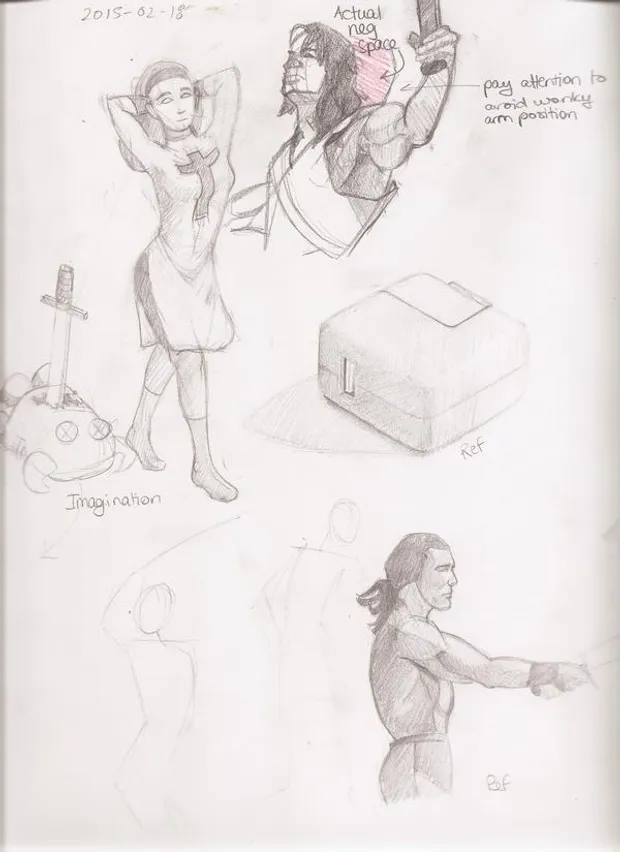 Fantasy Face Study - From Imagination