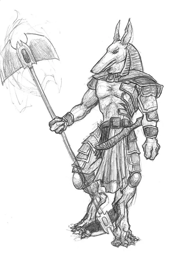 Anubis Study (After Original by Kyzhuroth)