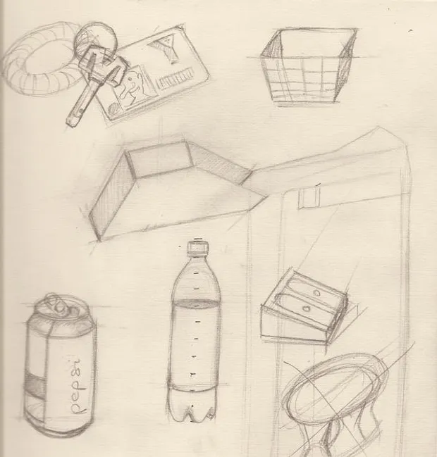 Still life sketches