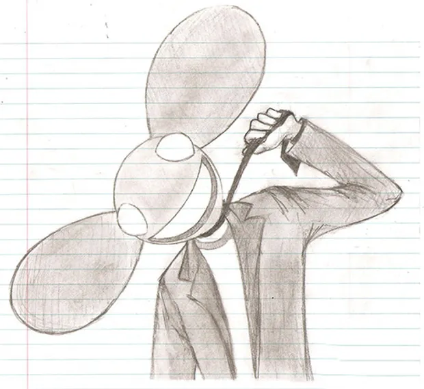 Deadmau5, I think this is on one of his album covers.