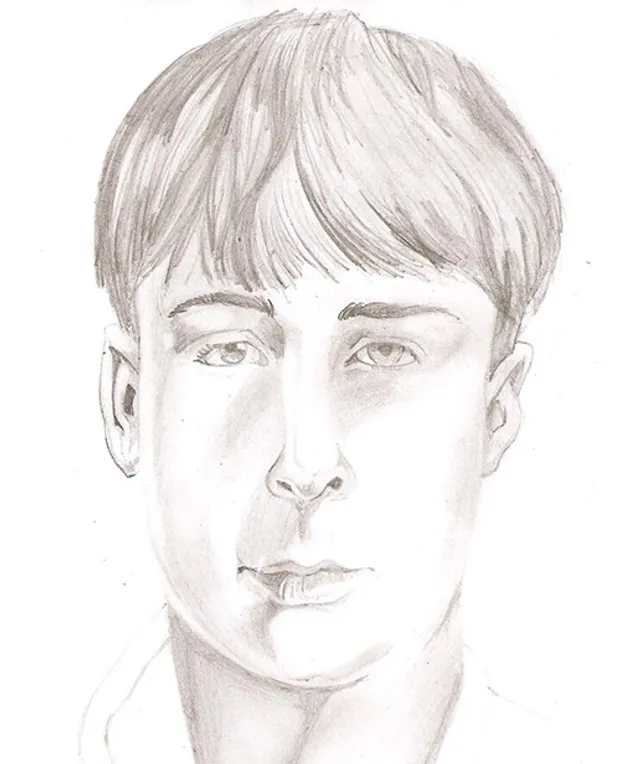 A random guy's portrait, I think he's in a drawing book.