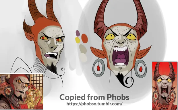 Getting Back to Art - Red Character Study