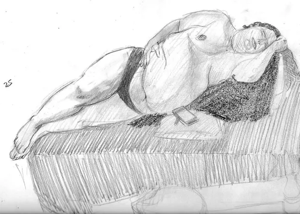 Live Figure Drawing Session