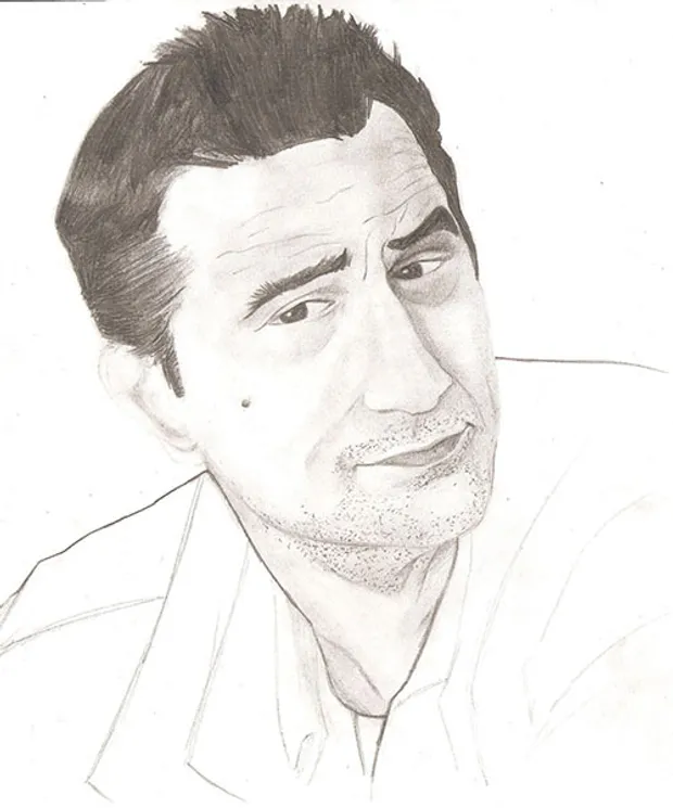 Robert De Niro portrait from picture reference. 