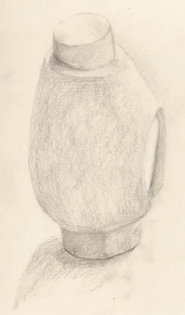 Still Life: Brother's High School Sculpture