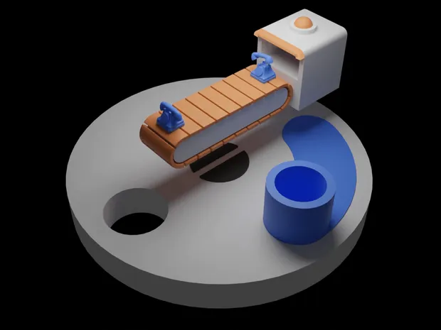 Talksoon Conveyor Belt Animation